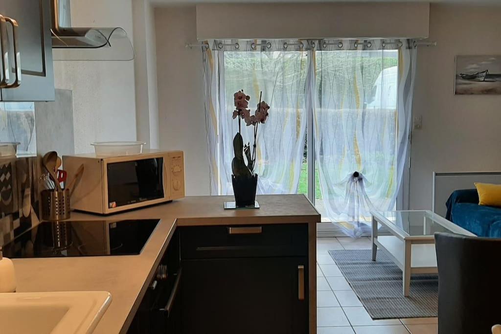 Hyper Centre De Sarzeau, Grand Appartement Au Calme Avec Jardinet エクステリア 写真